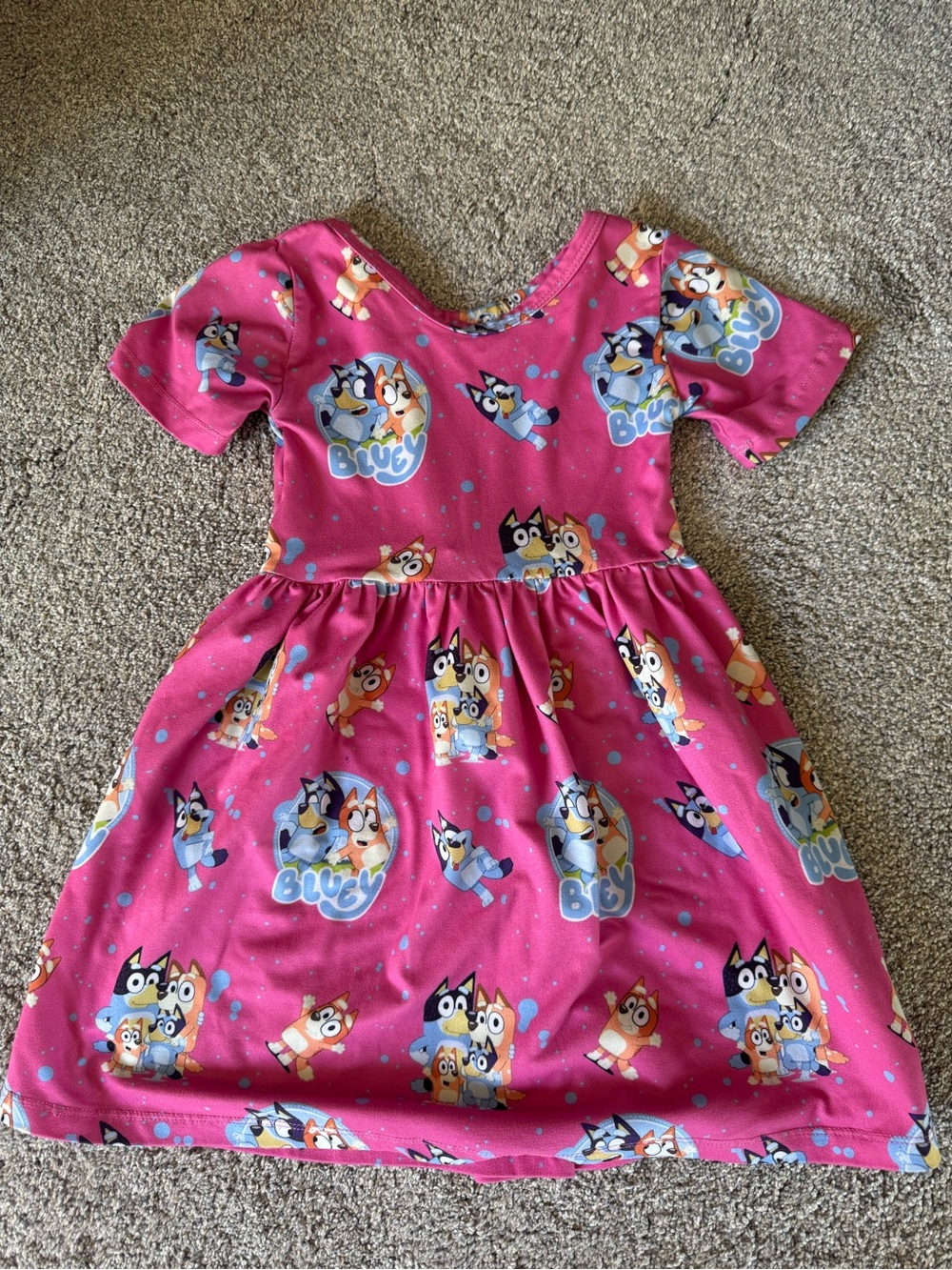 Bluey Toddler Pink Dress Size 3T